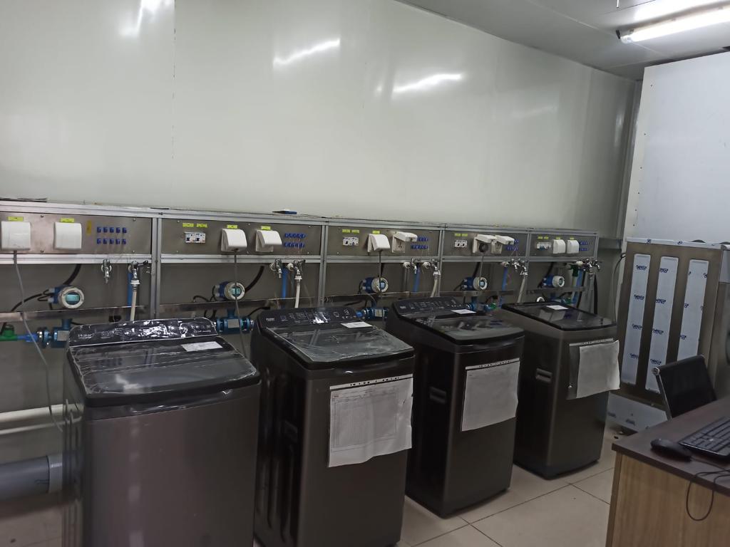 Haier washing machines surpass industry standards in lab testing at Warehouse International.